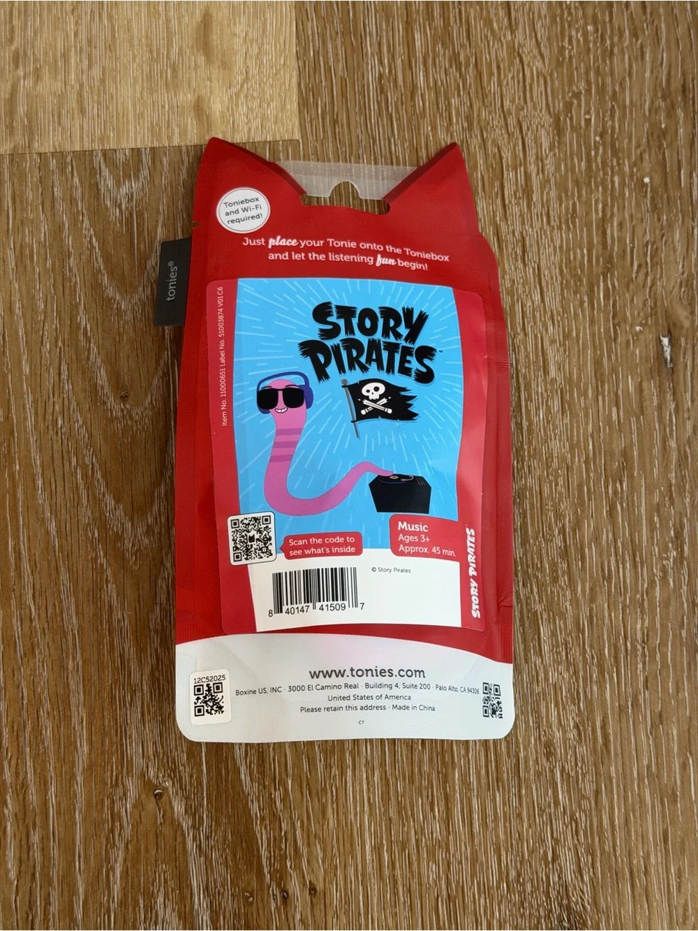 Tonies Story Pirates Pink Audio Character for Toniebox